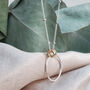 Sterling Silver Milestone Rings 30 40 50 60 70 80 90 Birthday Necklace, thumbnail 5 of 5