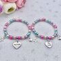 Personalised Sister Bracelet Or Cousin Charm Bracelet, thumbnail 1 of 12