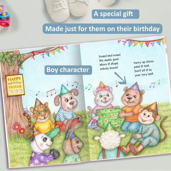 Happy Birthday Personalised Gift Book For Children Aged One To Eight, 9 of 12