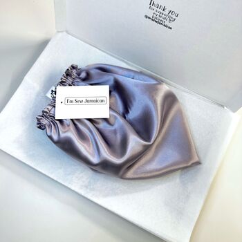 Silk Satin Hair Bonnet, 9 of 12