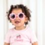 Personalised Embroidered Strawberry Ribbed T Shirt And Short Set, thumbnail 2 of 7