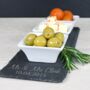 Personalised Slate Meze Serving Platter, thumbnail 1 of 7