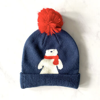 Little Penguin Or Polar Bear Baby Hat, 5 of 7