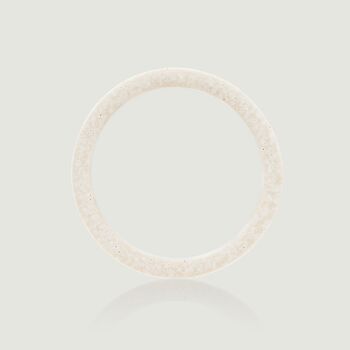 Aro | Minimalist Concrete Bracelet In White, 2 of 6