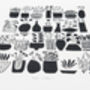 Plants In Pots Limited Edition Screen Print, thumbnail 7 of 9
