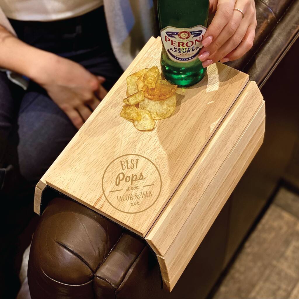 Personalised Best Pops Sofa Tray, 1 of 2