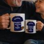 Grandad And Me Watching Rugby Mugs, thumbnail 1 of 6