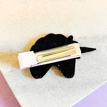 Rainbow Glitter Unicorn Hair Clip, 2 of 2