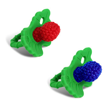 Raz Berry Teether Soothes Baby's Gums 2pack, 2 of 3