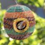 Handmade Bird Box Made From Recycled Sari Fabric, thumbnail 2 of 3