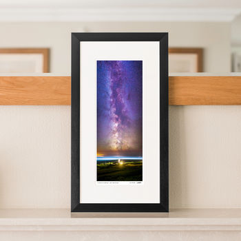 Lighthouse Aligned With The Milky Way Giclee Print, 2 of 4