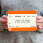 Personalised Train Ticket Card For Mum, thumbnail 2 of 3