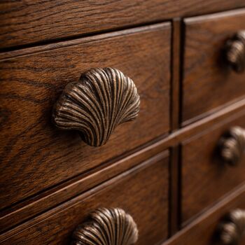 Nautical Brass Seashell Knob, 5 of 8