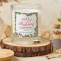 Personalised Xmas Candle Gift With Name, thumbnail 1 of 4