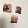 Small Personalised Photo Square Fridge Magnet Set Of Three, thumbnail 3 of 3