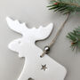 Reindeer Handmade Christmas Tree Decoration, thumbnail 2 of 4