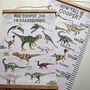 Personalised Abc Alphabet Dinosaurs Height Chart, thumbnail 2 of 5