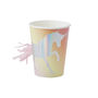 Iridescent Foiled Unicorn Pastel Tassel Paper Cups, thumbnail 2 of 3