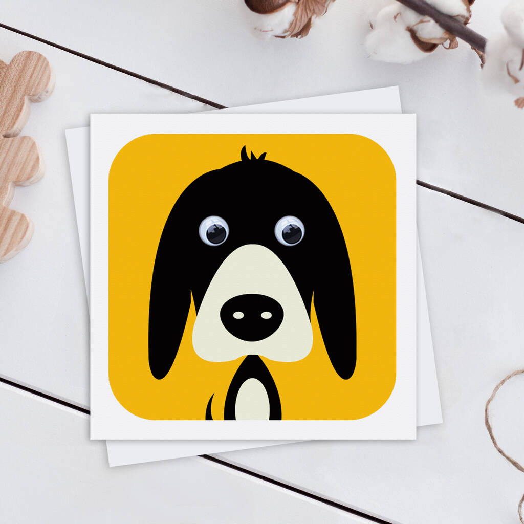 Dog Birthday Card By StripeyCats