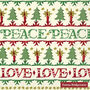Joyful Christmas Lunch Napkins Peace And Love Set Of 20, thumbnail 4 of 4