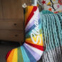 Personalised Rainbow Stripe Christmas Stocking, thumbnail 4 of 4