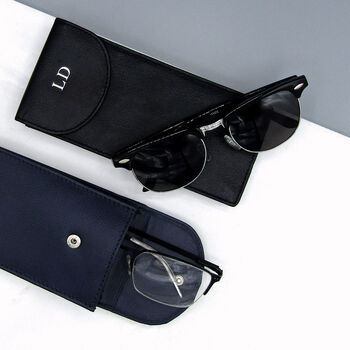 Personalised Leather Double Sided Glasses Case, 2 of 5