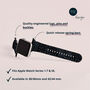 Blue Croc Vegan Leather Apple Watch Band, thumbnail 5 of 6