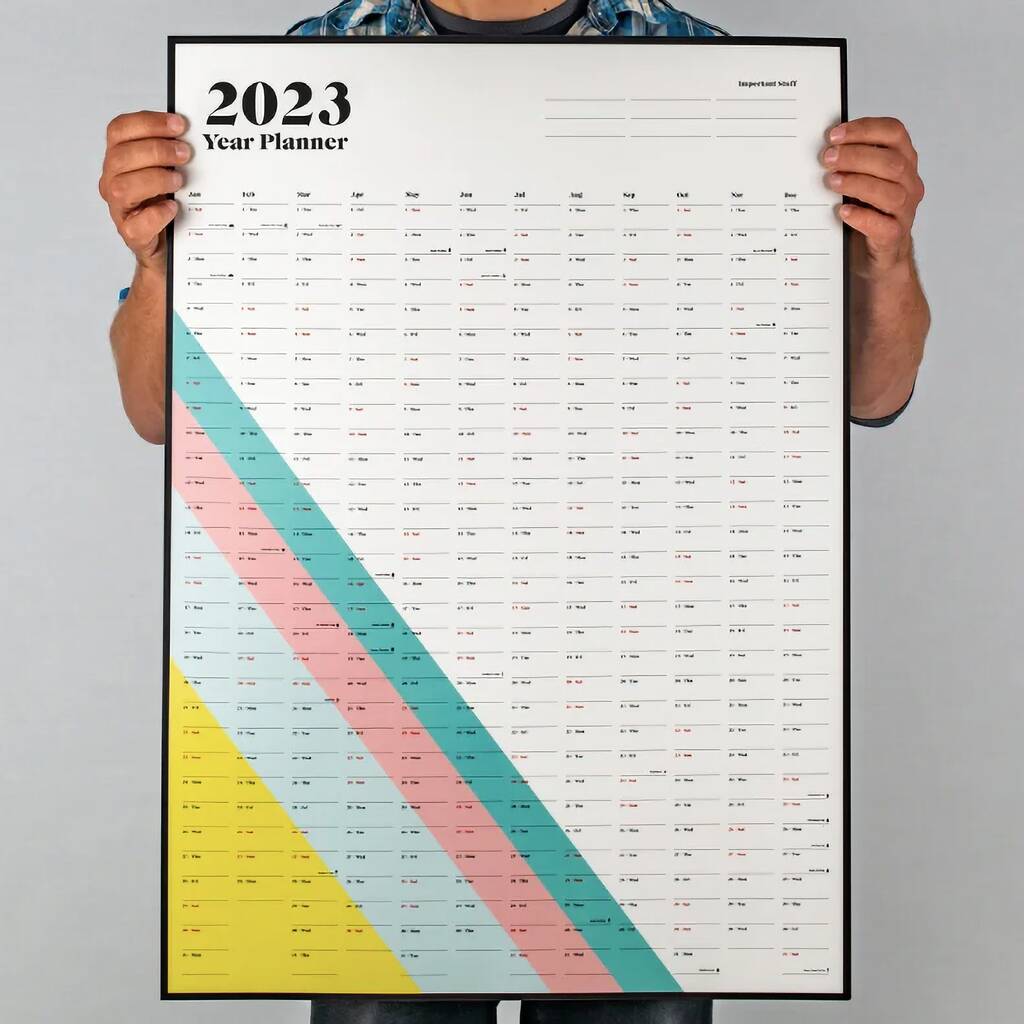 Premium 2023 Wall Calendar Planner, 1 of 6