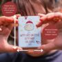 1st Christmas As My Daddy Personalised Ceramic Magnet, thumbnail 2 of 2