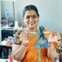 Mini Sari Gift Bag With Drawstring, Reusable Pouch, thumbnail 8 of 10