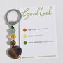 Good Luck Crystal Gemstone Key Ring Gift, thumbnail 1 of 5