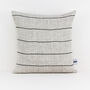 Striped Natural Beige Linen Pillow Cover, thumbnail 3 of 11