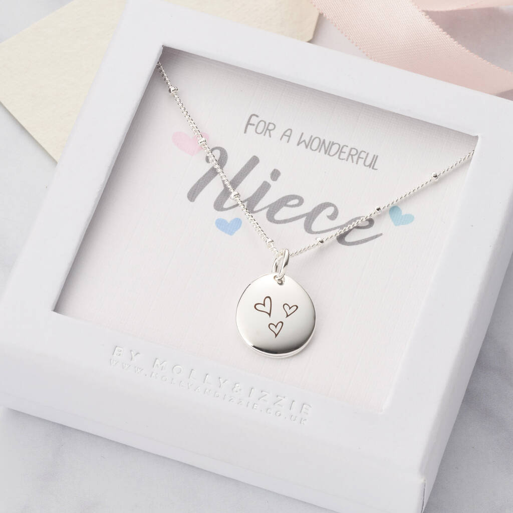 Personalised Necklace For Niece With Birthstone By by Molly&Izzie