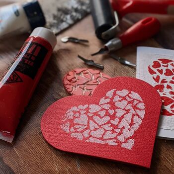 Premium Linocut And Print Making Kit With Cards, 2 of 8