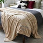 Personalised Neutral Soft Snuggle Blanket, thumbnail 1 of 5