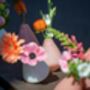 Tumbling Glass Vase Apricot, thumbnail 3 of 8