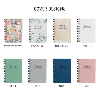 Personalised Ultimate Travel Journal | Choice Of Covers, 10 of 10