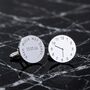 Personalised New Father Special Time Cufflinks, thumbnail 1 of 7