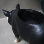 Large Black Pig Plant Pot, thumbnail 3 of 7