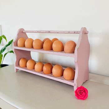 Antique Egg Rack / Tray ~ Holds 24 Eggs, 2 of 9