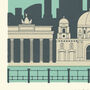 Personalised Berlin Marathon Print, Unframed, thumbnail 4 of 6