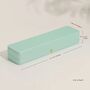 Cannes D’or Gold Mint Blossom Ombré Travel Jewelery Box, thumbnail 5 of 5