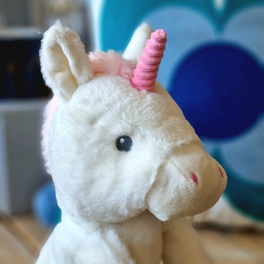 100% Recycled Large Soft Toy Unicorn By Nest Gifts