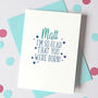 Personalised Glad You Were Born Birthday Card, thumbnail 1 of 3