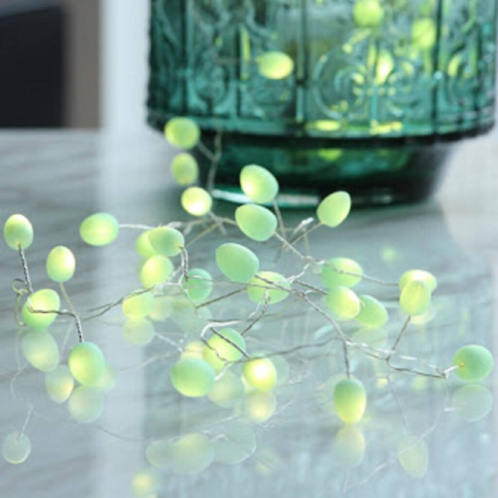 Mint Green Drop String Fairy Lights, 1 of 5