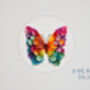 Sister Purple Heart Birthday Butterfly Card, thumbnail 9 of 12