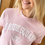 Personalised Bride Squad Hen Party T Shirt, thumbnail 6 of 7