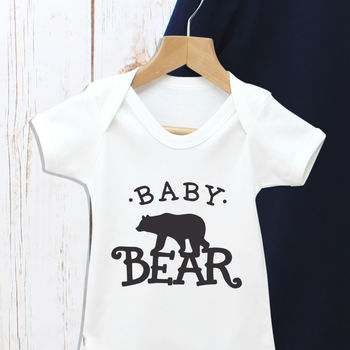 Father's Day Daddy Bear And Baby Matching T Shirt Set, 3 of 5
