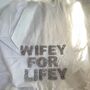 Wifey For Lifey Crystal Letter Embellishment Bow Veil, thumbnail 1 of 2
