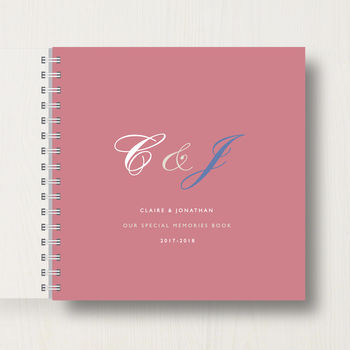 Personalised Couples Memory Book Or Album, 12 of 12